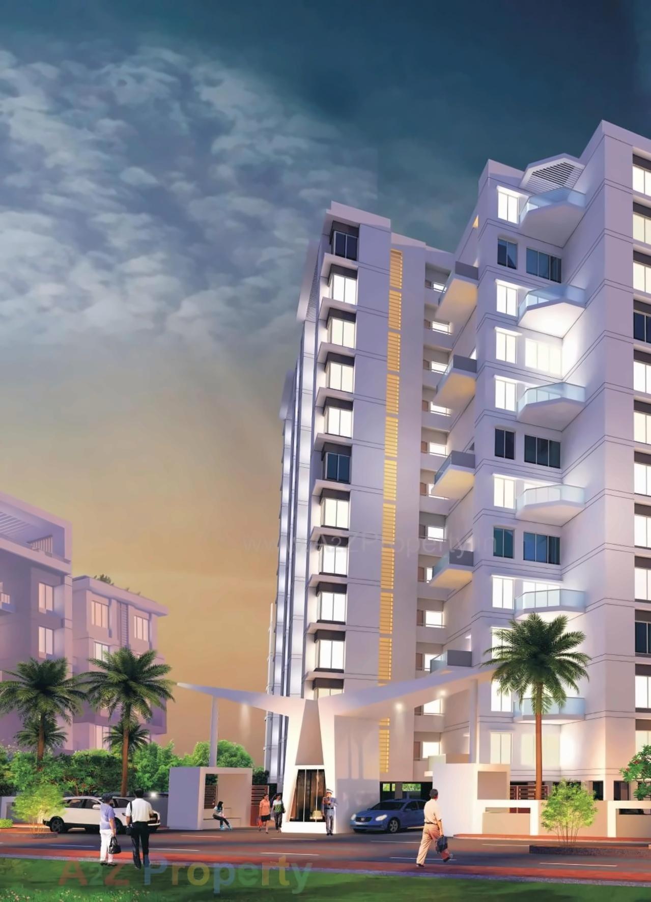 3D Elevation of real estate project Air Mont located at Gahunje, Pune, Maharashtra