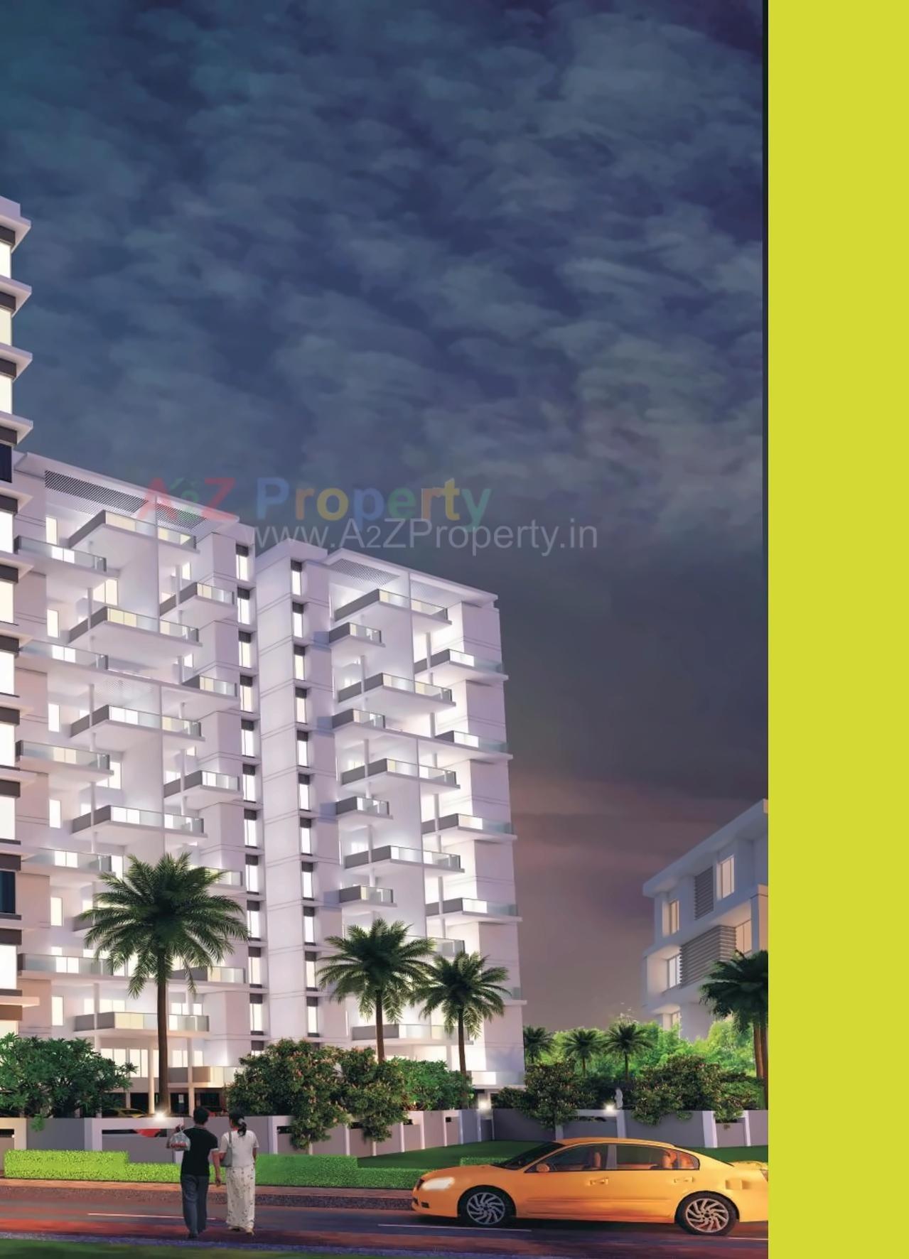 3D Elevation of real estate project Air Mont located at Gahunje, Pune, Maharashtra