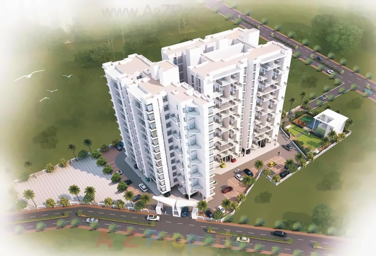 3D Elevation of real estate project Air Mont located at Gahunje, Pune, Maharashtra