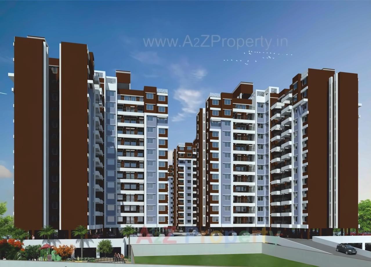 3D Elevation of real estate project Aishwaryam Hamara Mhada located at Pimpri-chinchawad-m-corp, Pune, Maharashtra