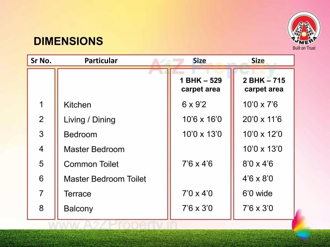  of real estate project Ajmera Exotica located at Wagholi, Pune, Maharashtra