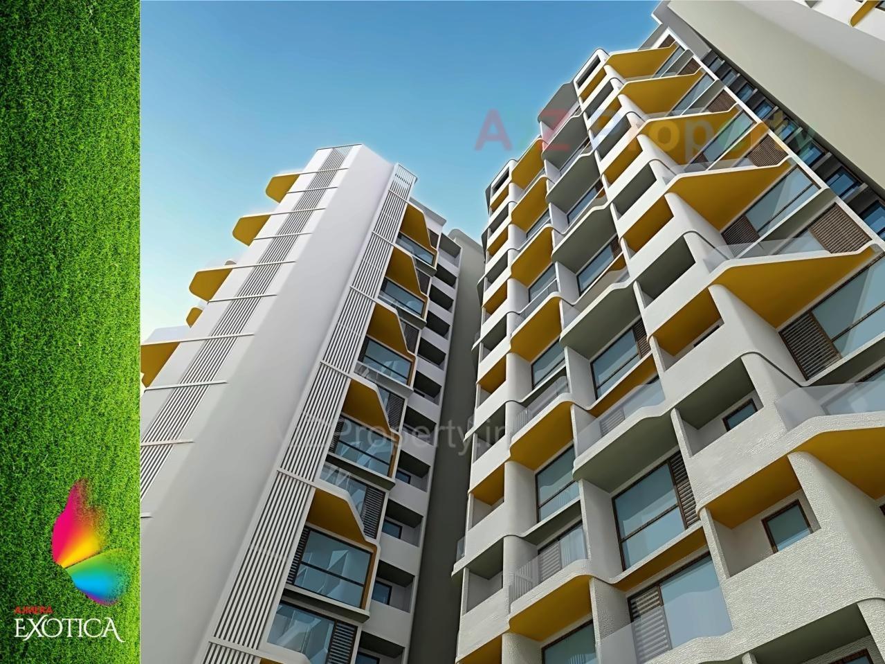 3D Elevation of real estate project Ajmera Exotica located at Wagholi, Pune, Maharashtra