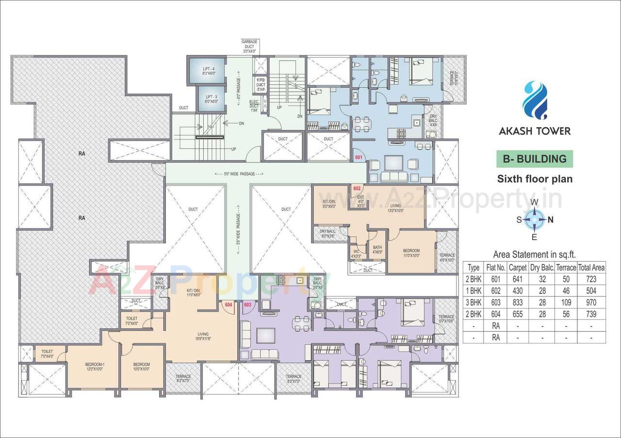 04 2 of real estate project Akash Towers located at Pimpri-chinchawad-m-corp, Pune, Maharashtra