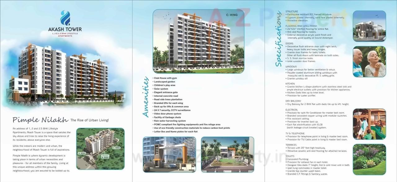  of real estate project Akash Towers located at Pimpri-chinchawad-m-corp, Pune, Maharashtra