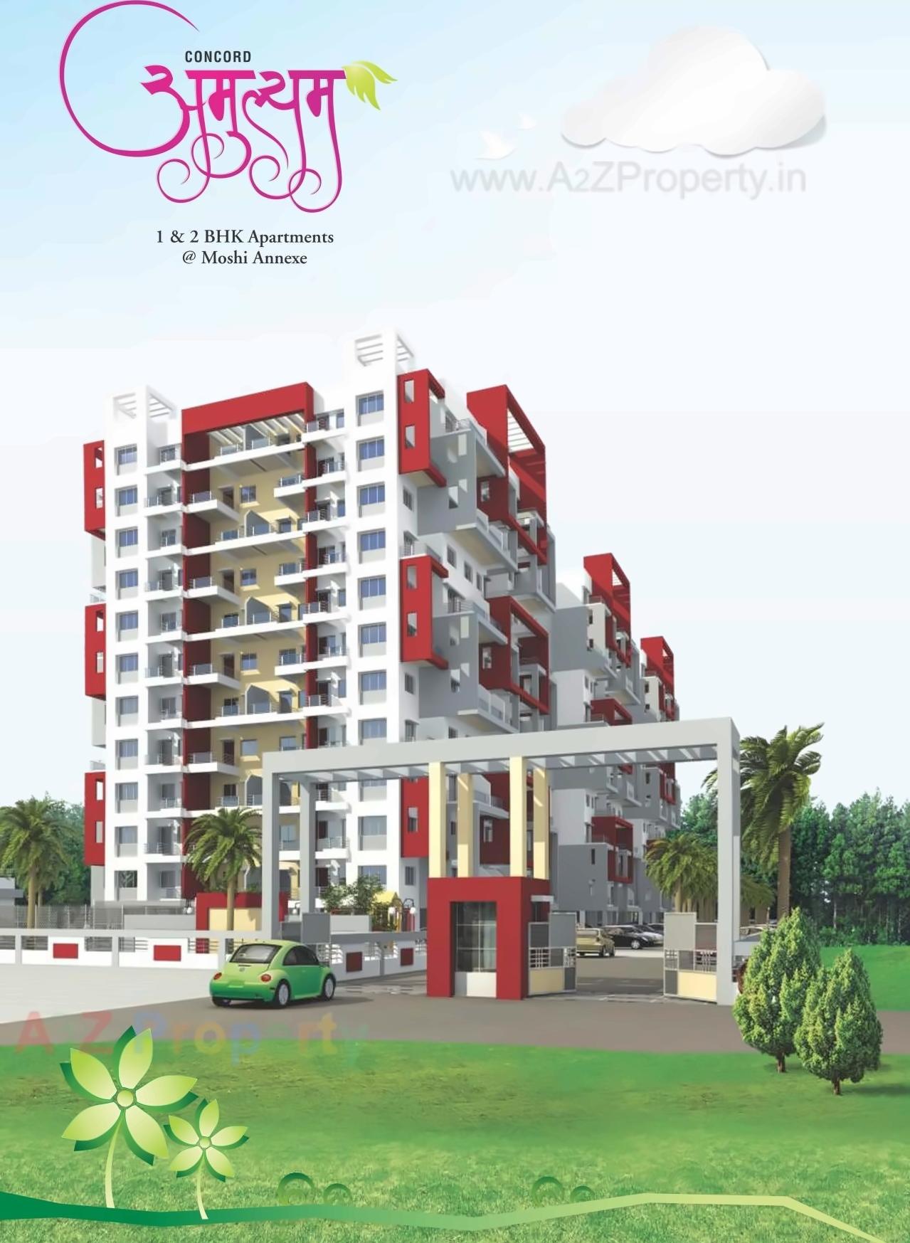 3D Elevation of real estate project Aksha Amulyam located at Pimpri-chinchawad-m-corp, Pune, Maharashtra