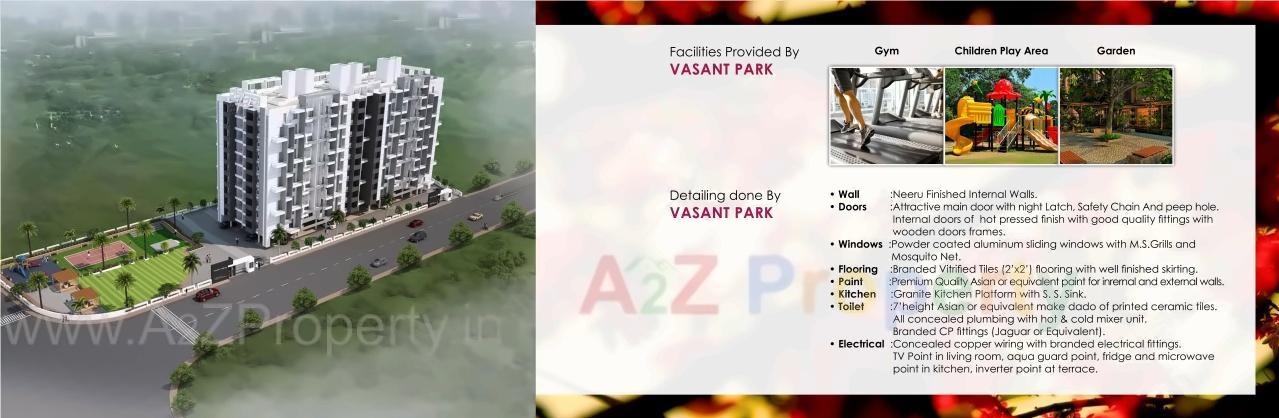3D Elevation of real estate project Aksha Vasant Park located at Pimpri-chinchawad-m-corp, Pune, Maharashtra