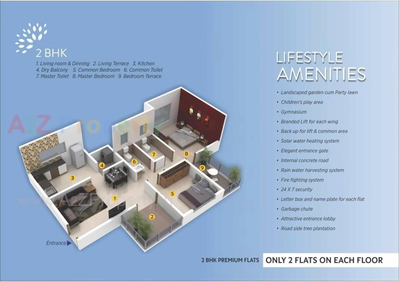  of real estate project Akshay Heights located at Wakad, Pune, Maharashtra