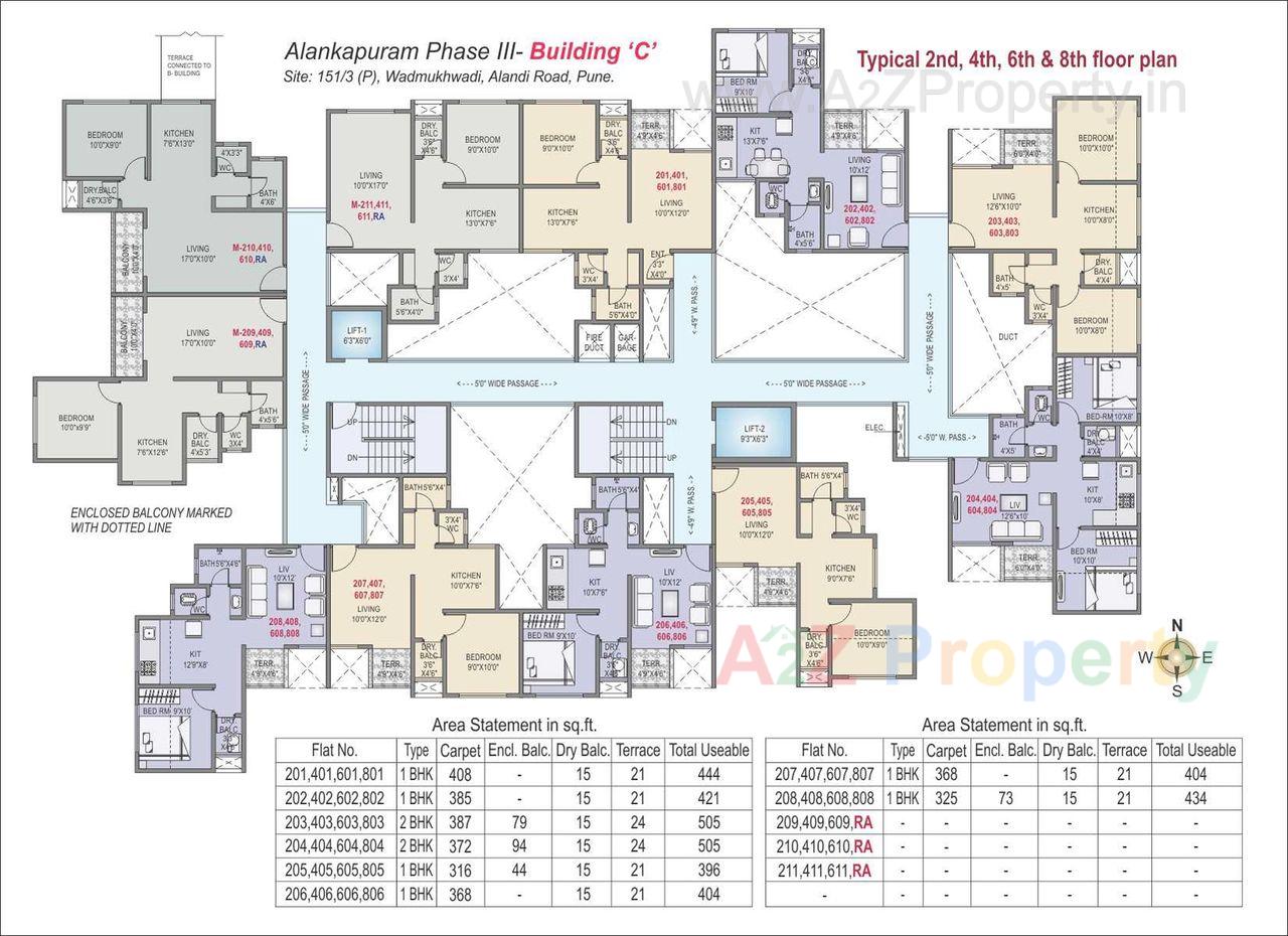 Alankapuram Iii C Bldg 2468 of real estate project Alankapuram Ph B located at Charholi, Pune, Maharashtra