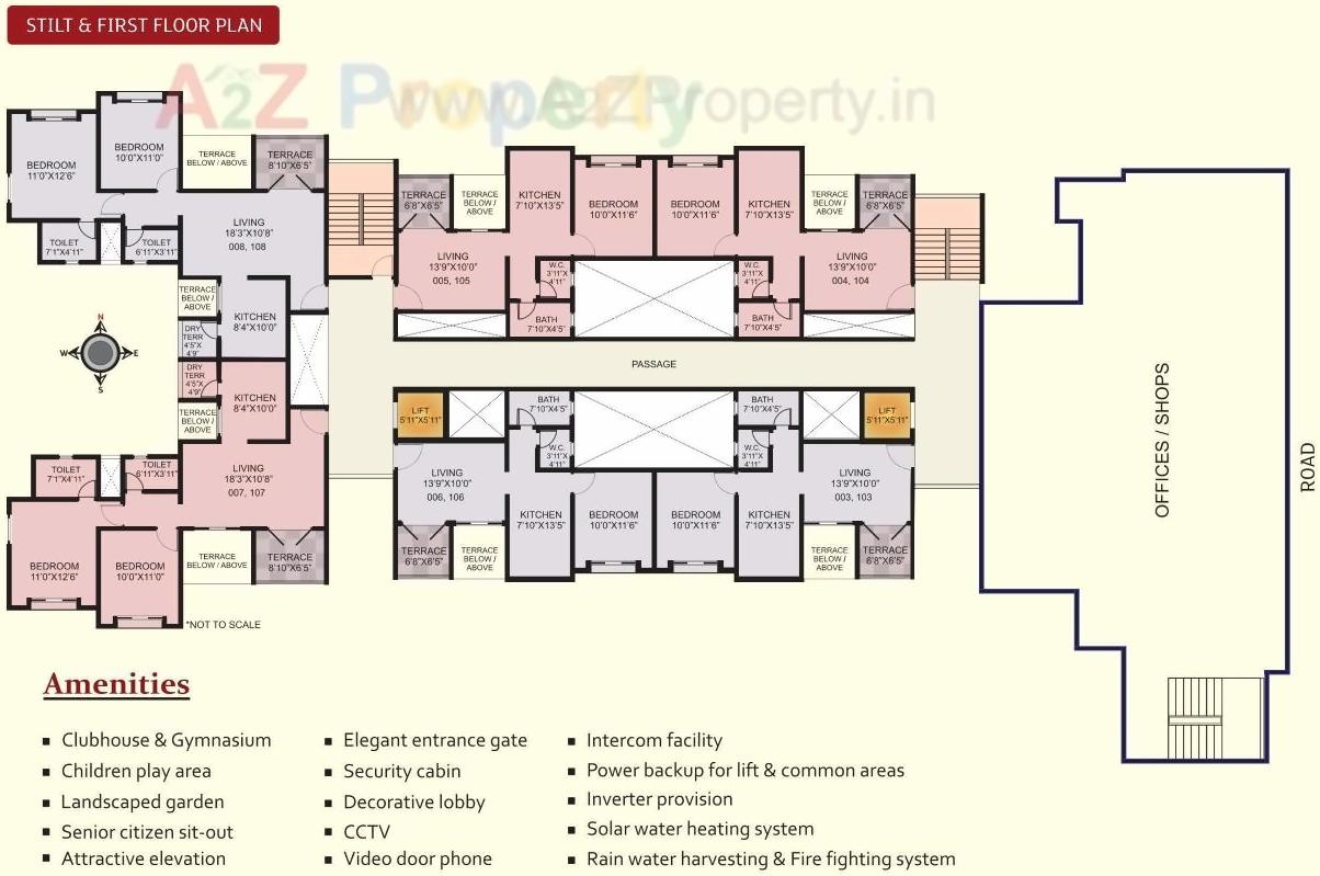 Layout of real estate project Alankapuri located at Wadgaon-bk, Pune, Maharashtra
