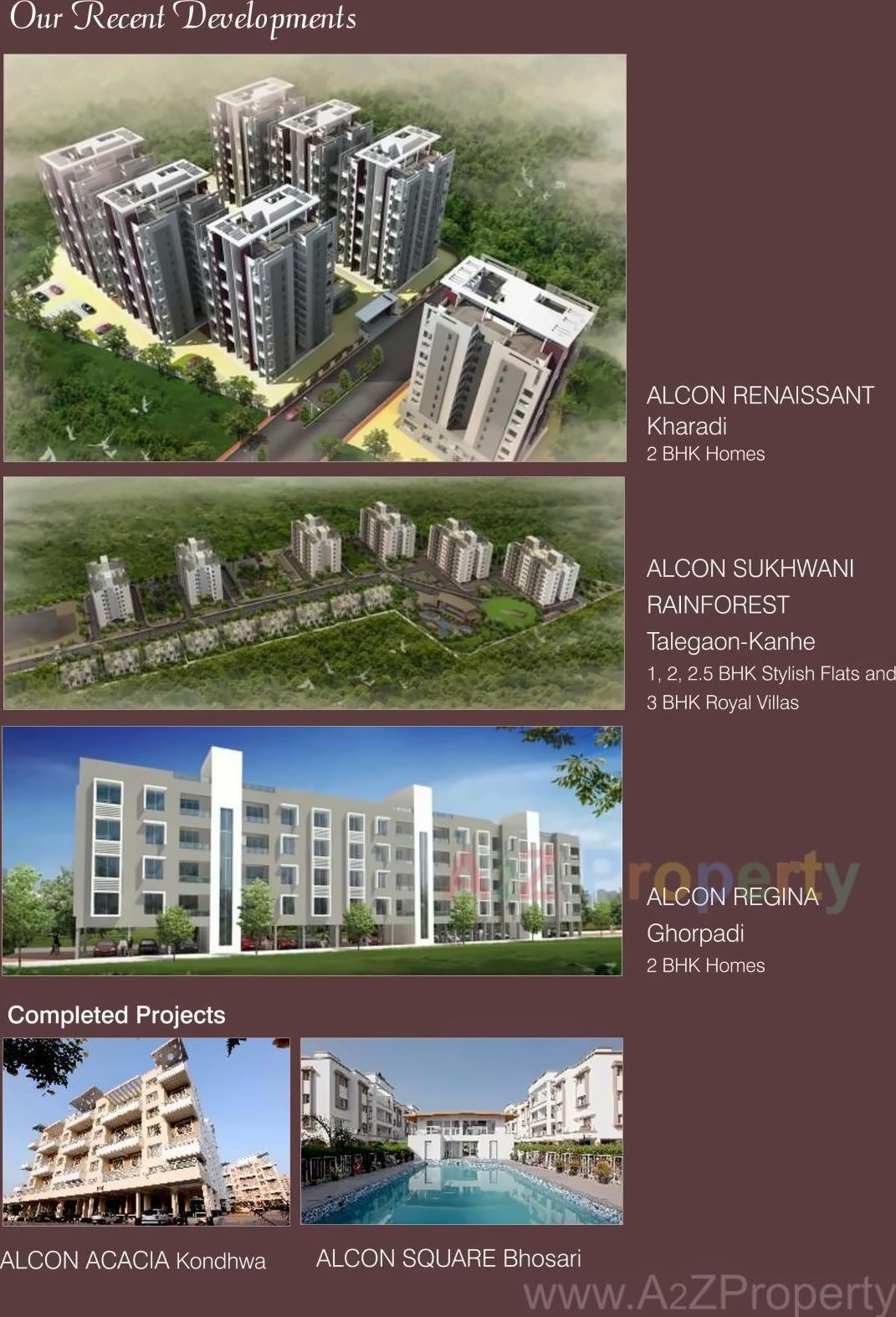 3D Elevation of real estate project Alcon Royce located at Pune-m-corp, Pune, Maharashtra