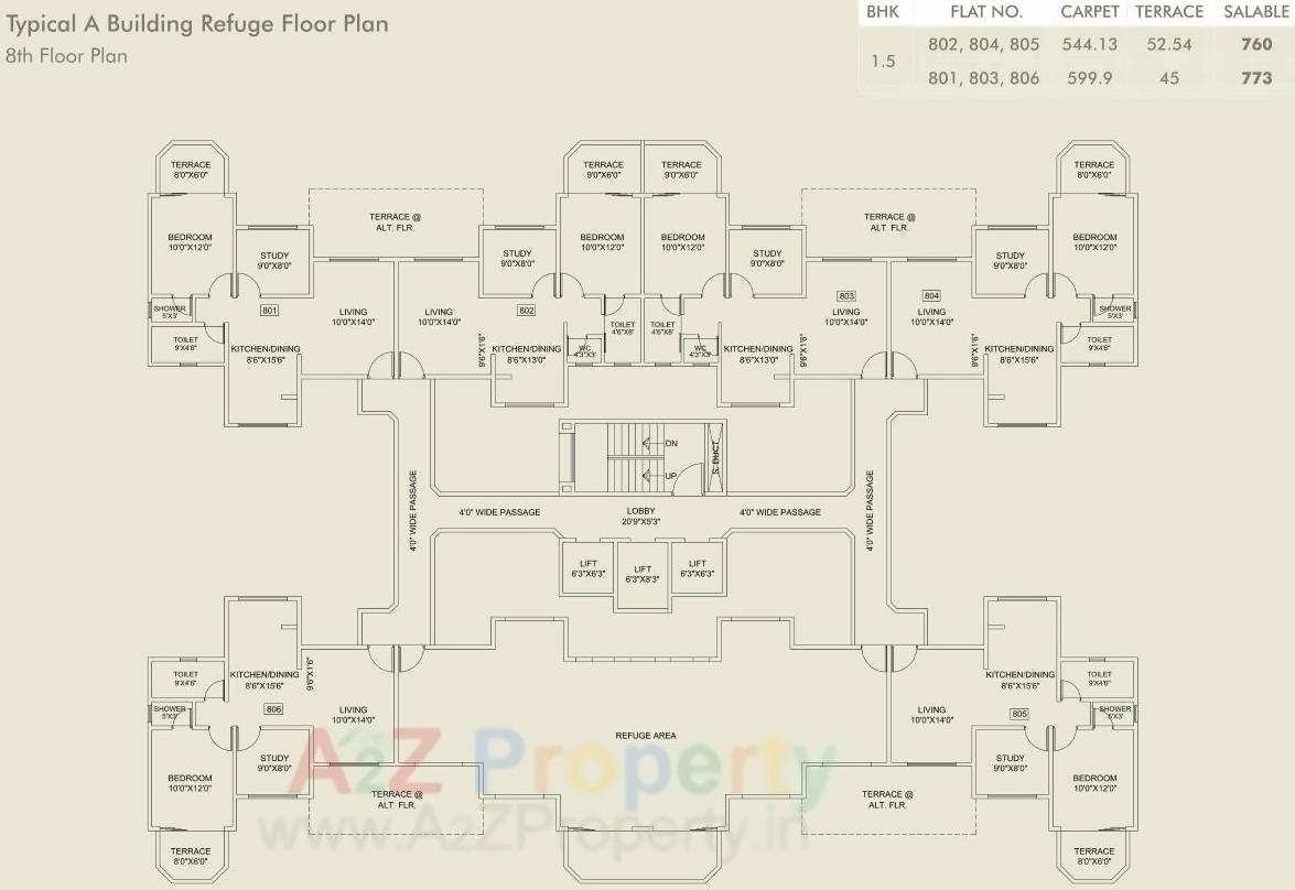 Layout of real estate project Alcove located at Pimpale-saudagar, Pune, Maharashtra