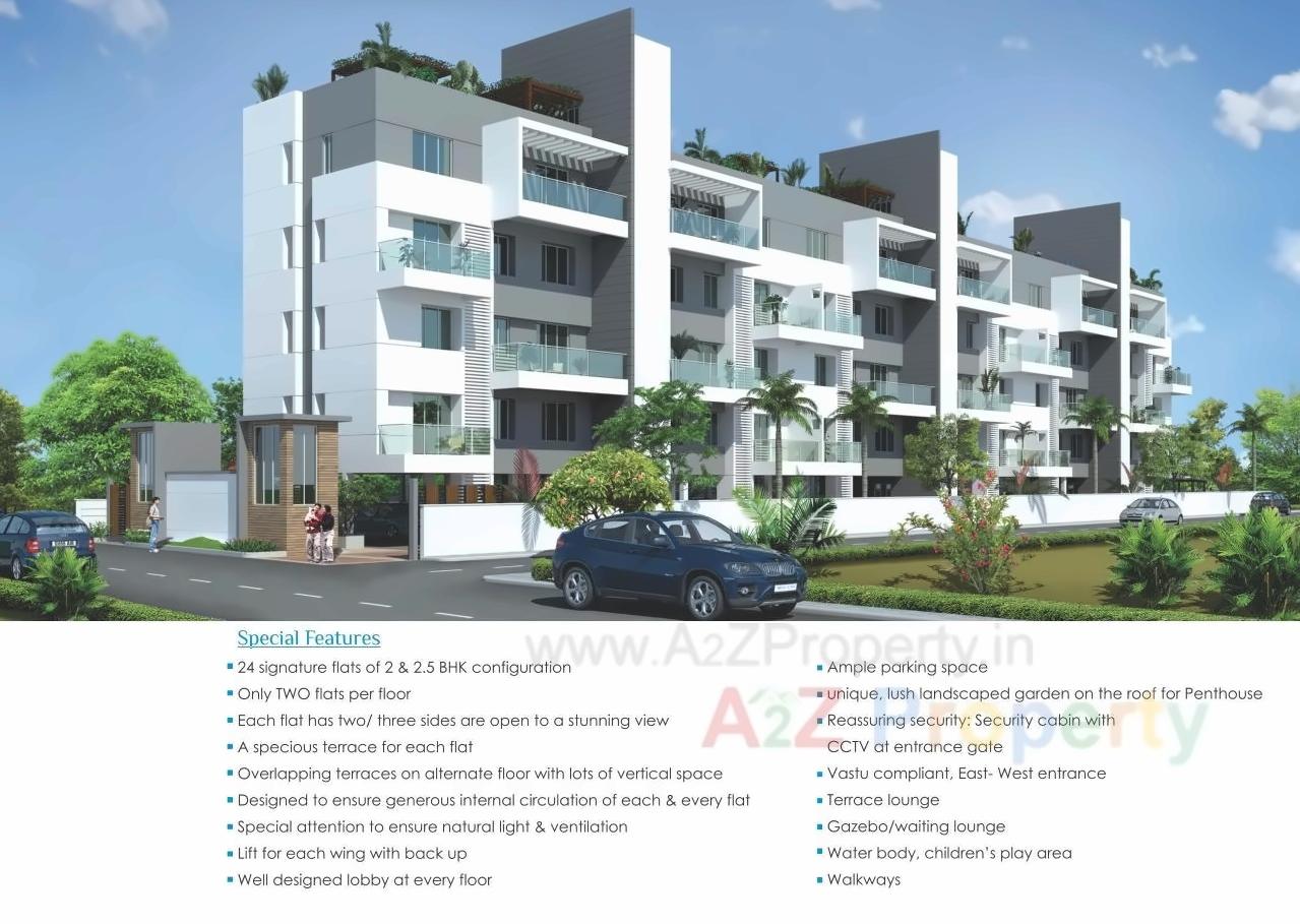 3D Elevation of real estate project Alcove located at Pune-m-corp, Pune, Maharashtra