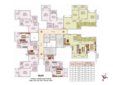 Aldea Annexo C2 C2 Marbella Cluster Plan 101548907 of real estate project Aldea Annexo located at Mahalunge, Pune, Maharashtra