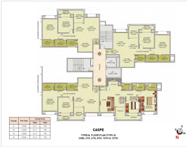 Aldea Annexo C2 C2 Marbella Cluster Plan 101548910 of real estate project Aldea Annexo located at Mahalunge, Pune, Maharashtra