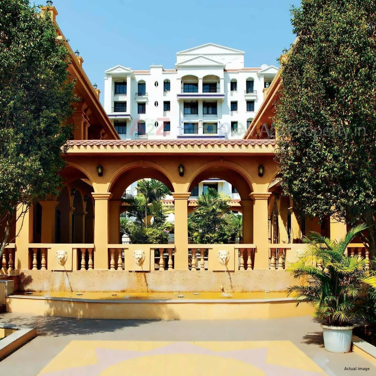 3D Elevation of real estate project Aldea Espanola located at Mahalunge, Pune, Maharashtra