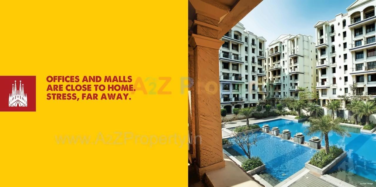 3D Elevation of real estate project Aldea Espanola located at Mahalunge, Pune, Maharashtra