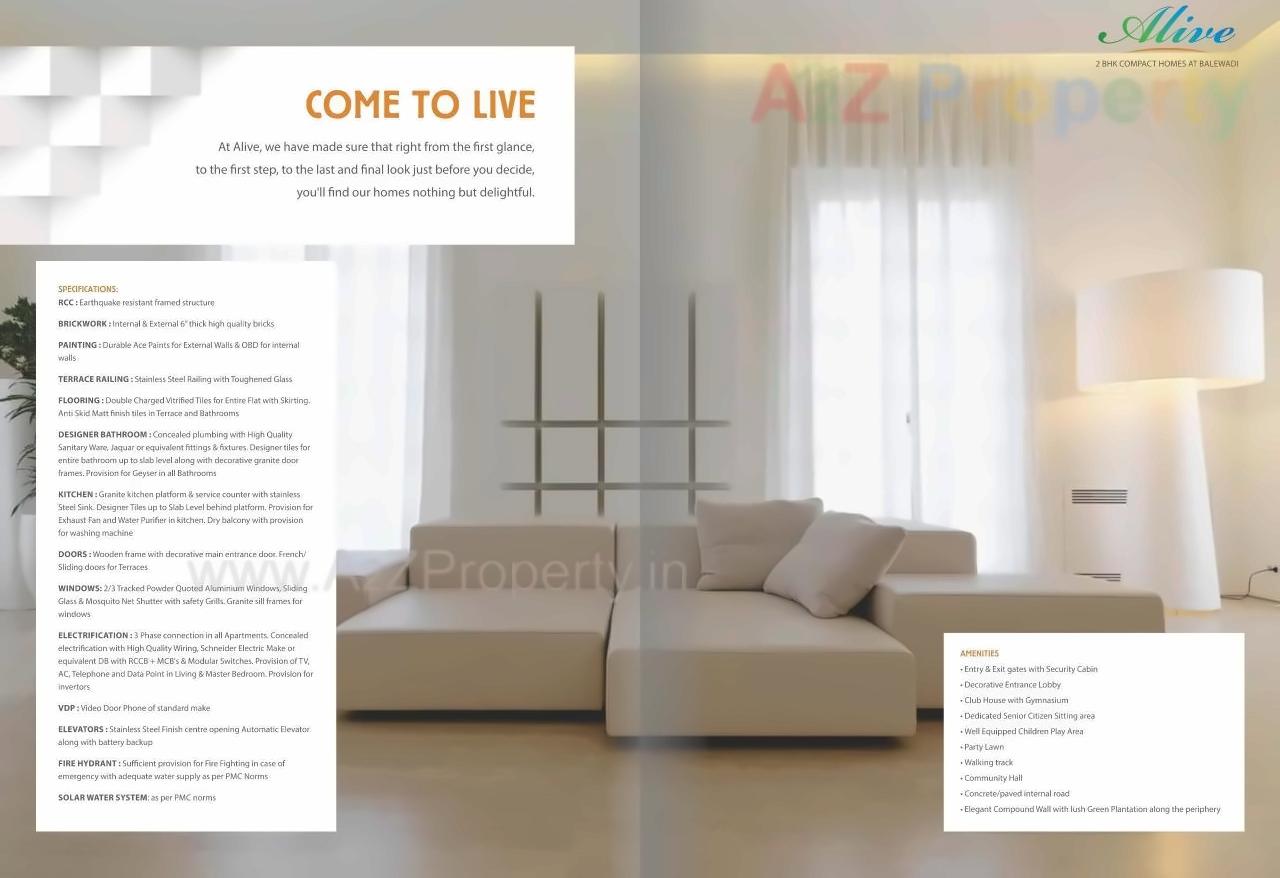  of real estate project Alive located at Pune-m-corp, Pune, Maharashtra