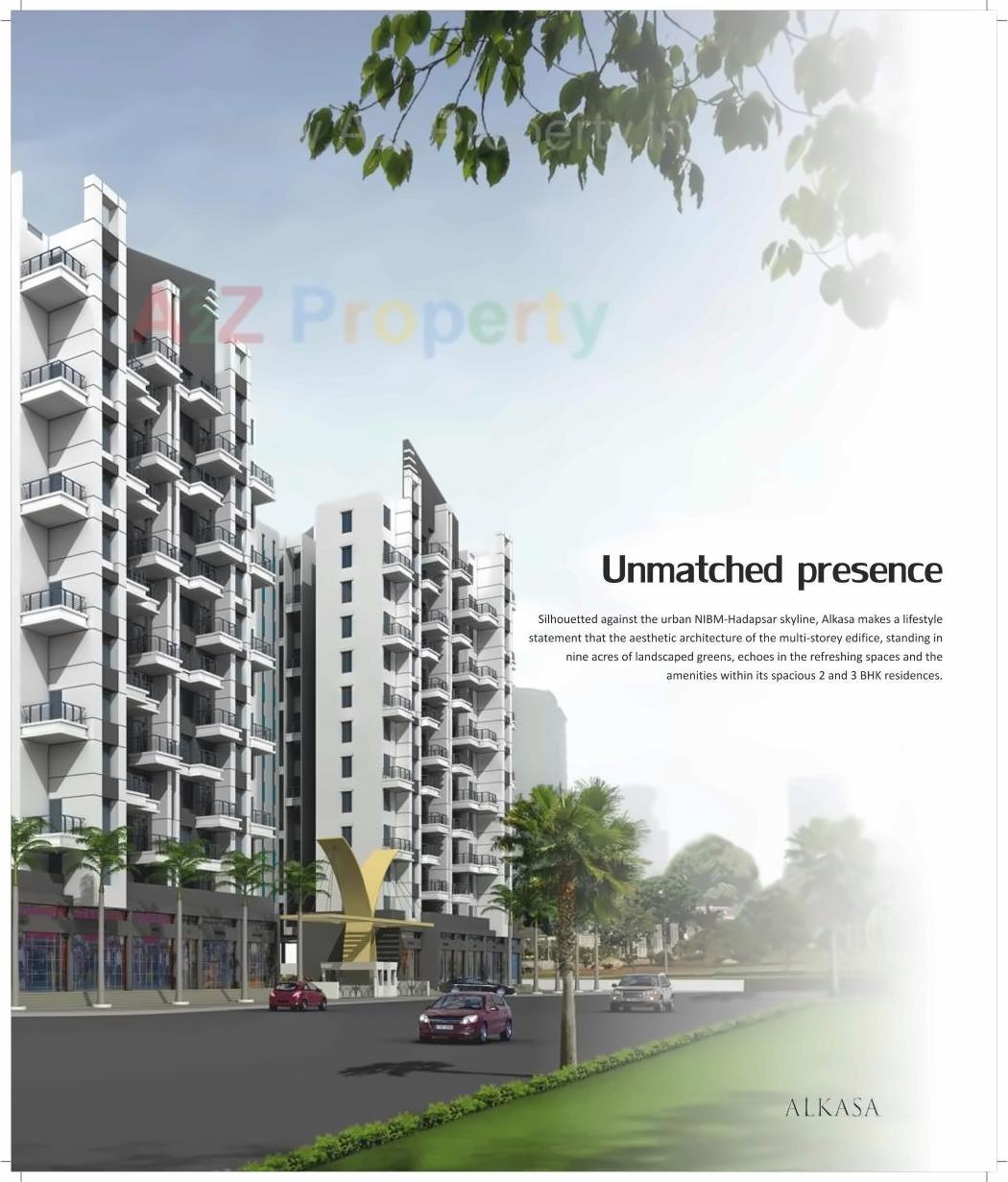 3D Elevation of real estate project Alkasa located at Mohammadwadi, Pune, Maharashtra