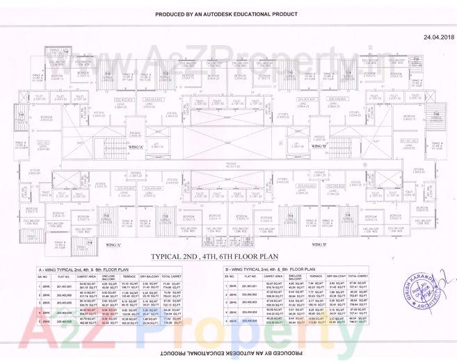 2 (1) of real estate project Allure located at Wagholi, Pune, Maharashtra