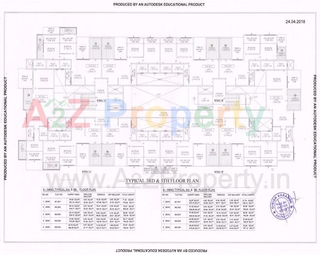 3 (1) of real estate project Allure located at Wagholi, Pune, Maharashtra