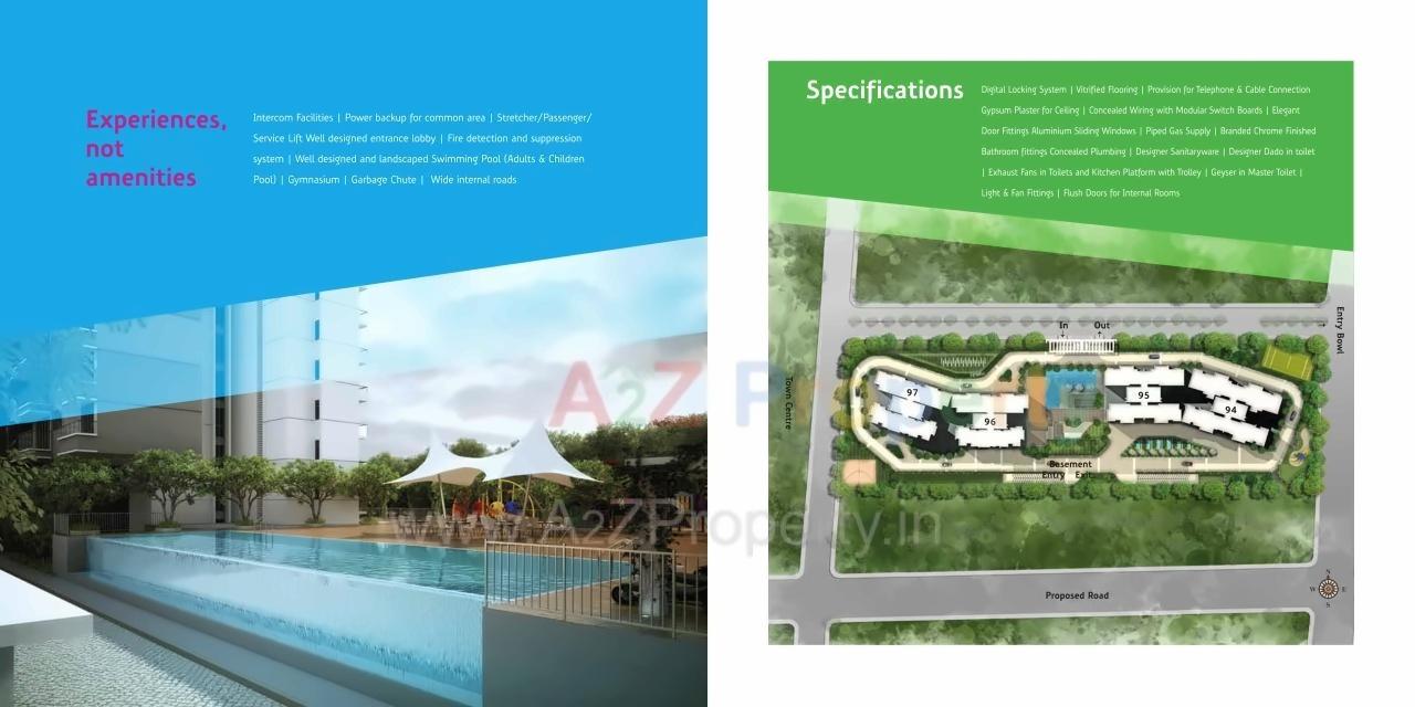 3D Elevation of real estate project Amanora Neo Towers located at Hadapsar, Pune, Maharashtra