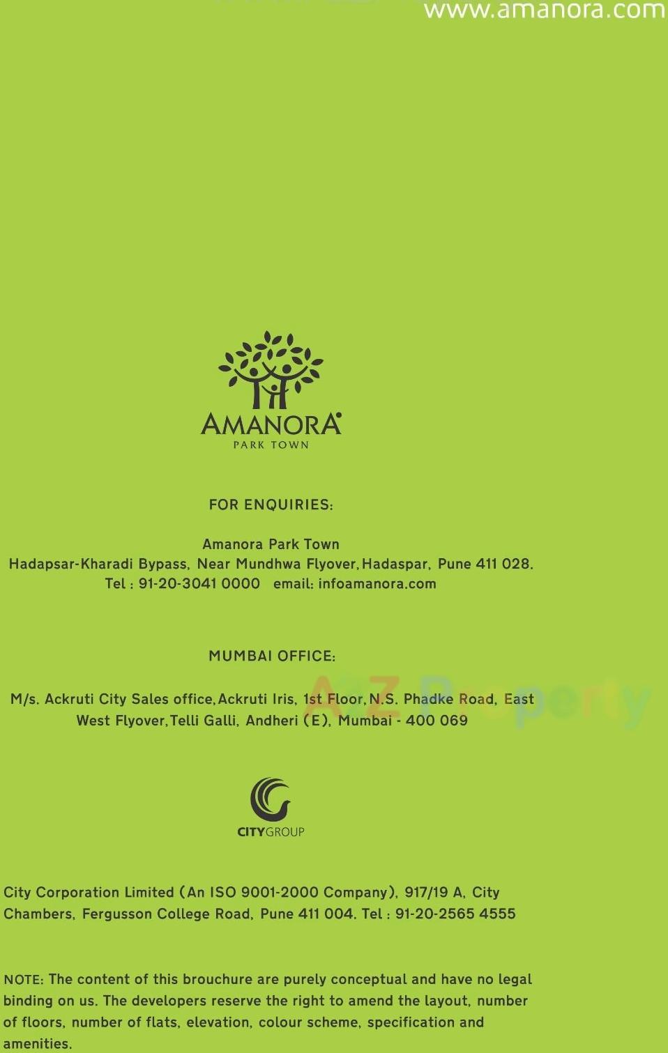  of real estate project Amanora Sweet Water Villa Plots located at Hadapsar, Pune, Maharashtra