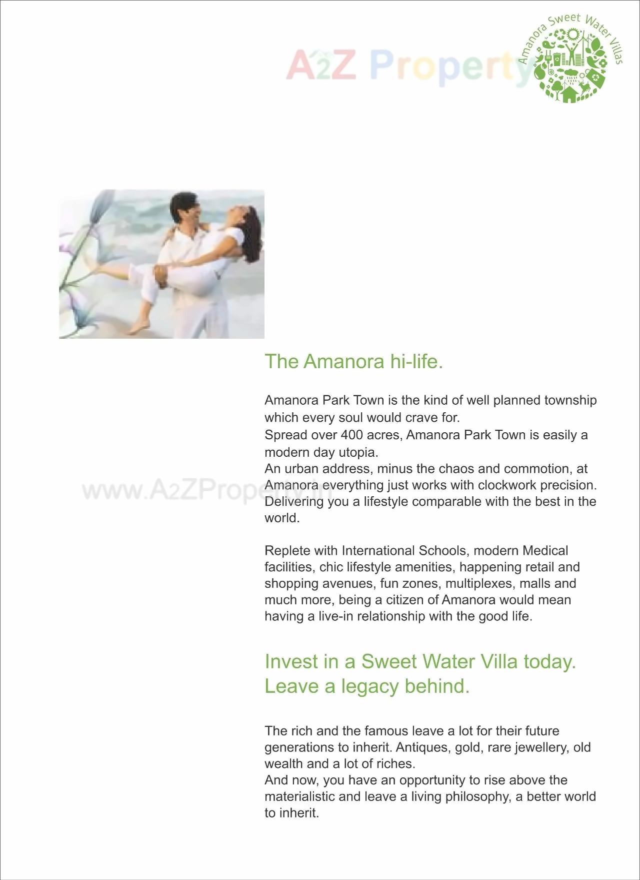  of real estate project Amanora Sweet Water Villa Plots located at Hadapsar, Pune, Maharashtra