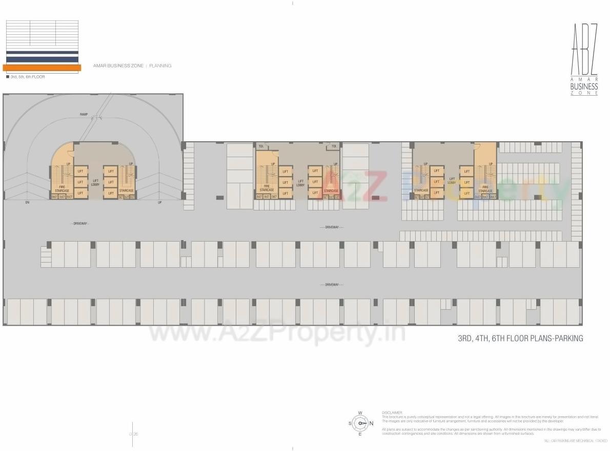 Layout of real estate project Amar Business Zone located at Baner, Pune, Maharashtra