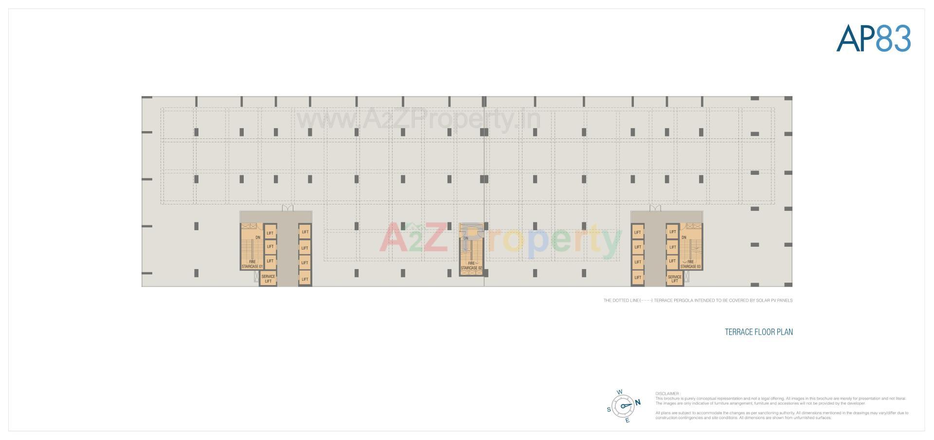 Layout of real estate project Amar Pristine located at Keshavnagarmundwa, Pune, Maharashtra
