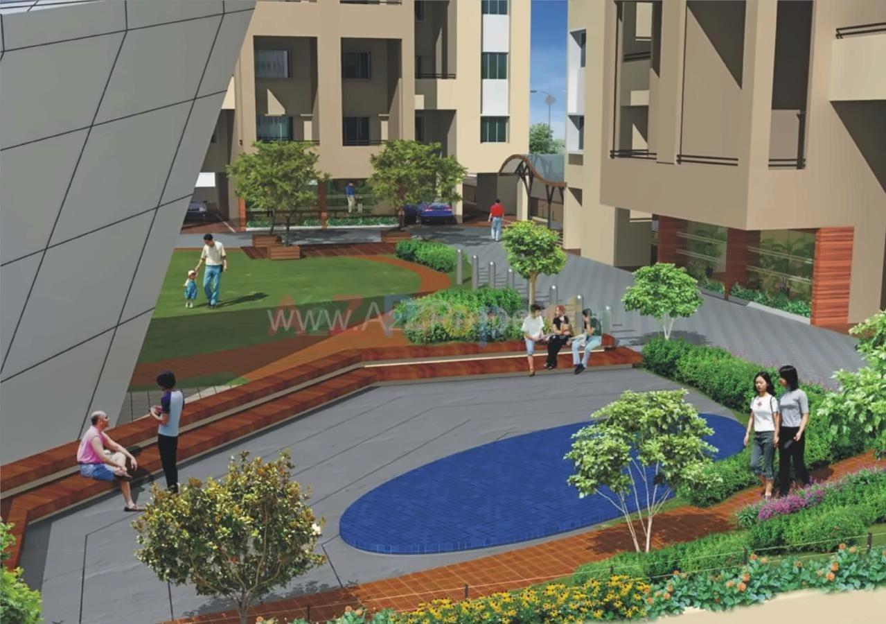 3D Elevation of real estate project Ambience Greendale located at Pune-m-corp, Pune, Maharashtra