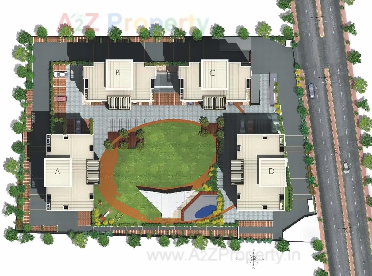 Layout of real estate project Ambience Greendale located at Pune-m-corp, Pune, Maharashtra