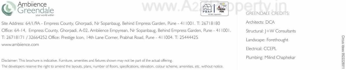  of real estate project Ambience Greendale located at Pune-m-corp, Pune, Maharashtra