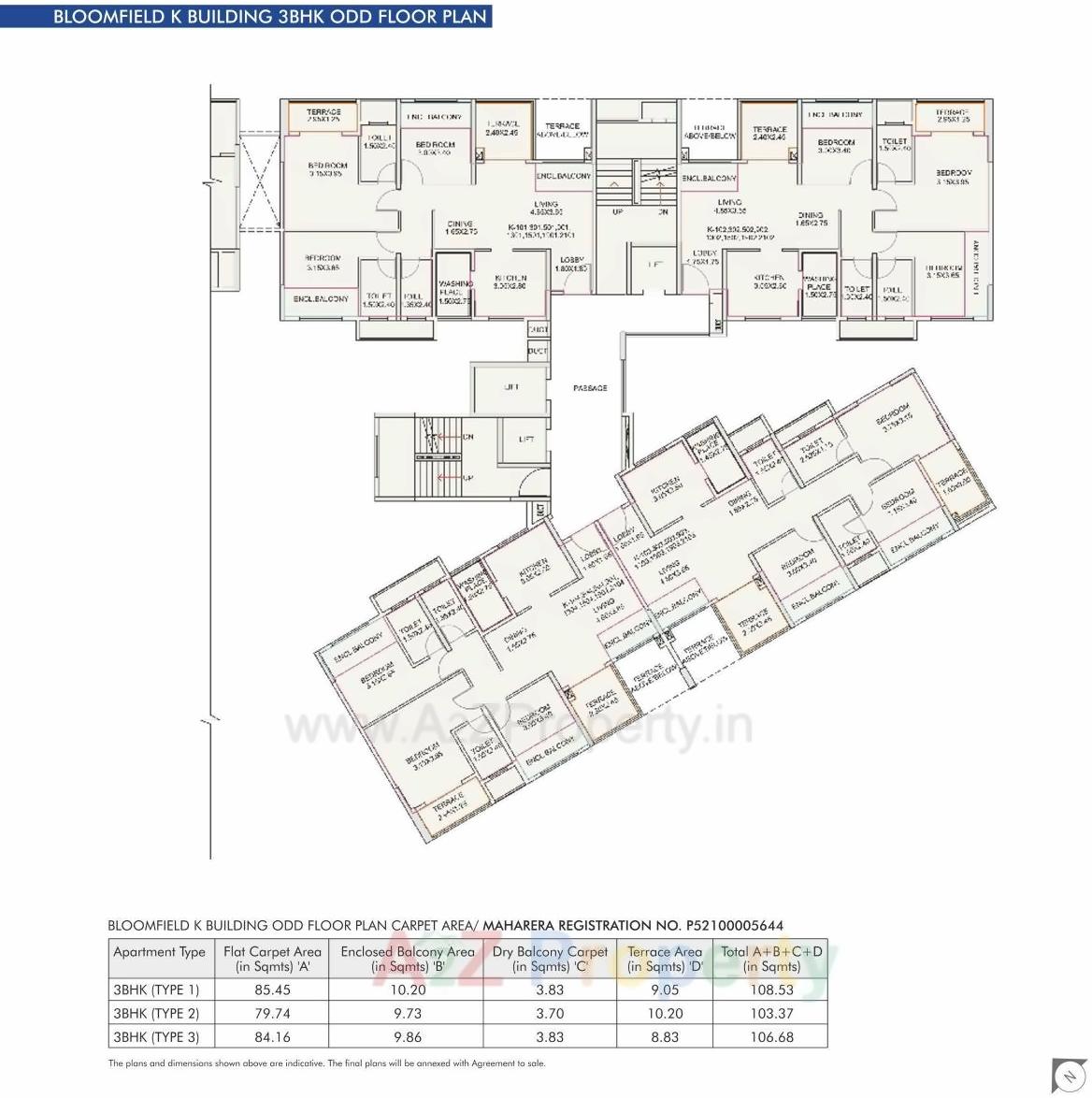 Layout of real estate project Amits Bloomfield   J K located at Ambegaon-bk, Pune, Maharashtra