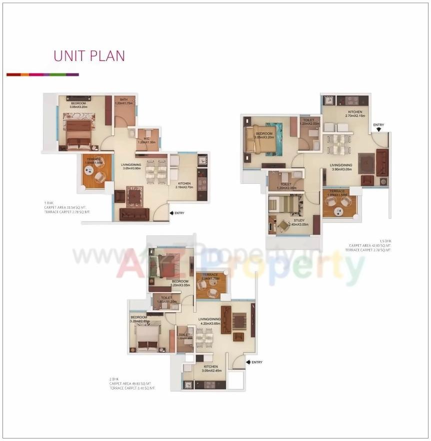 Image 24773 5 of real estate project Amits Colori located at Undri, Pune, Maharashtra