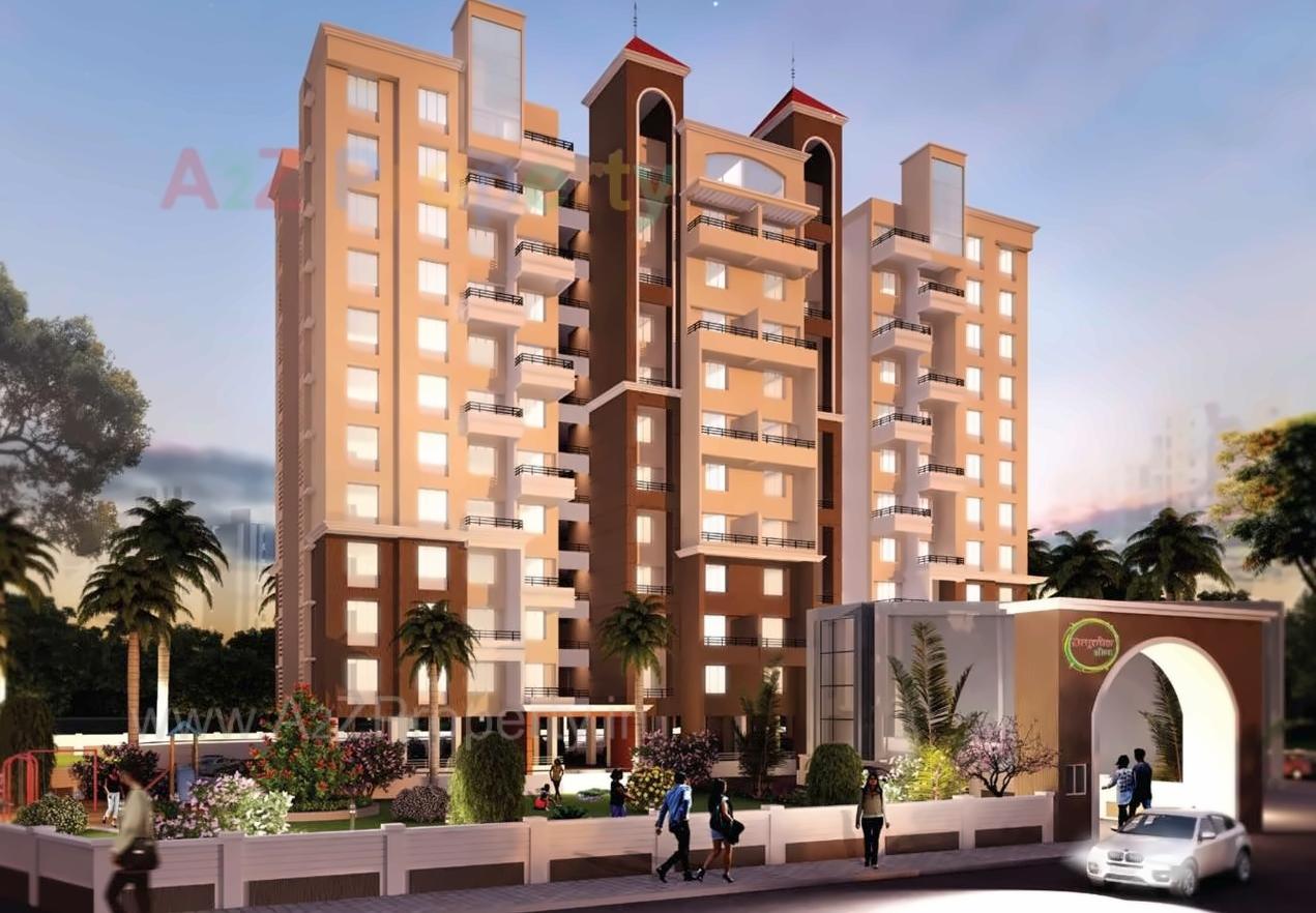3D Elevation of real estate project Amrutvel Greens located at Kirkatwadi, Pune, Maharashtra