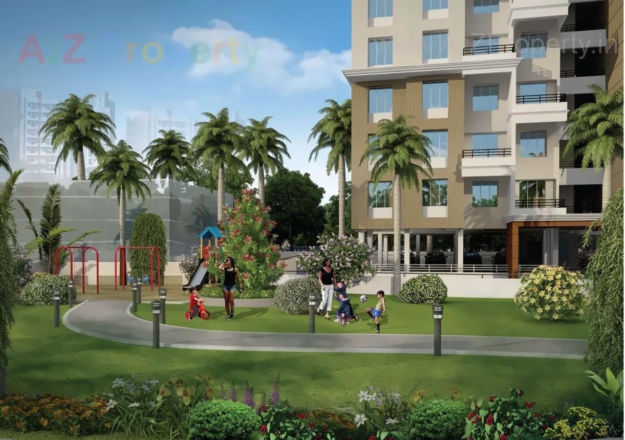 3D Elevation of real estate project Amrutvel Greens located at Kirkatwadi, Pune, Maharashtra