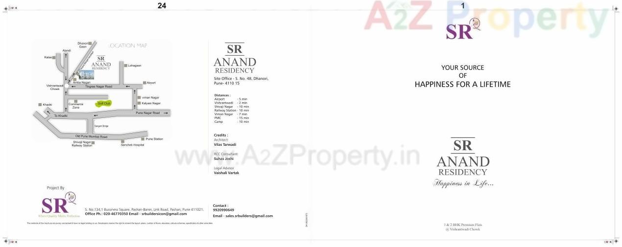  of real estate project Anand Residency located at Dhanori, Pune, Maharashtra