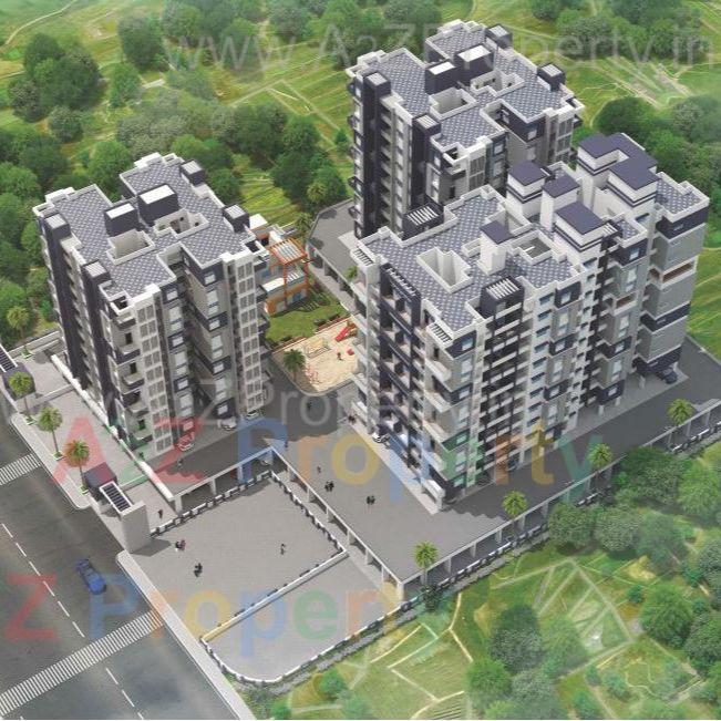 3D Elevation of real estate project Anand Tarang located at Charholi, Pune, Maharashtra