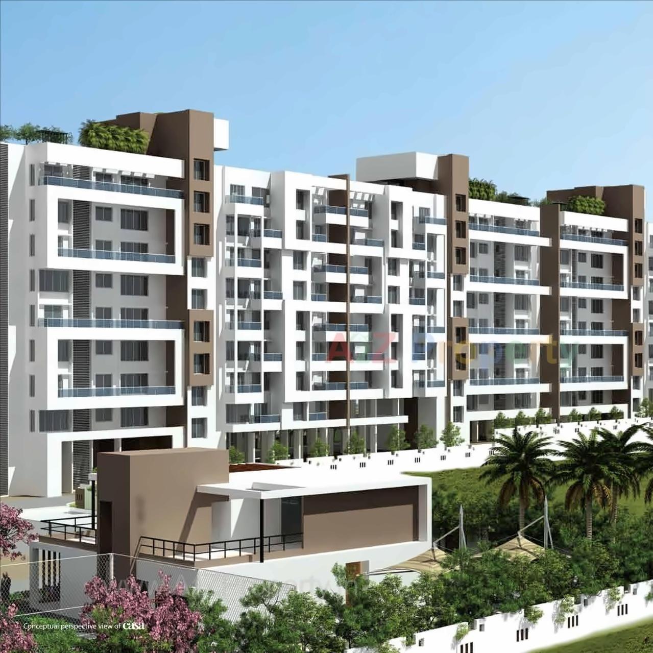 3D Elevation of real estate project Anshul Casa located at Wakad, Pune, Maharashtra