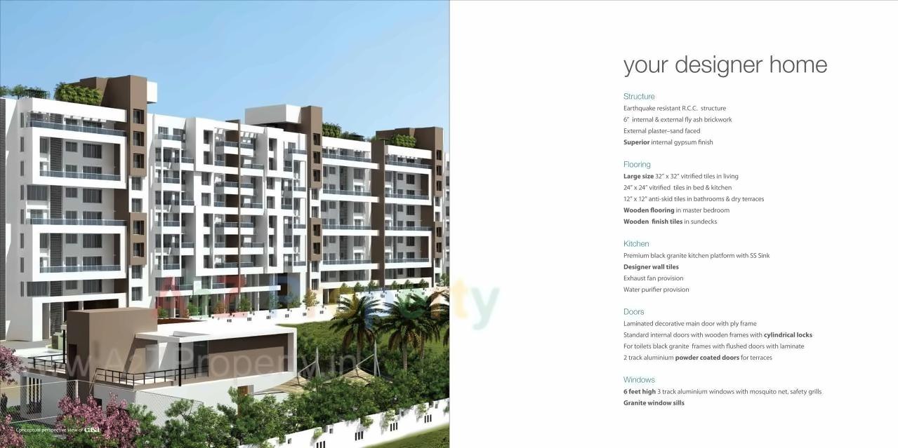 3D Elevation of real estate project Anshul Casa located at Wakad, Pune, Maharashtra