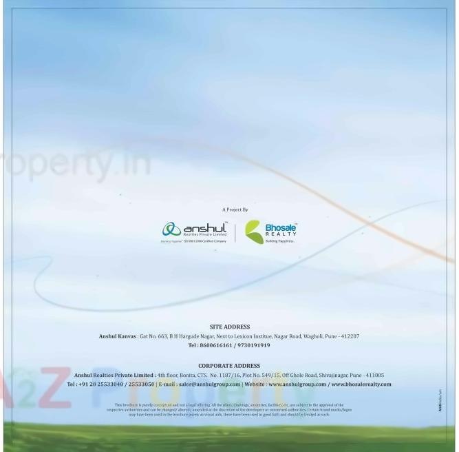  of real estate project Anshul Kanvas A located at Wagholi, Pune, Maharashtra