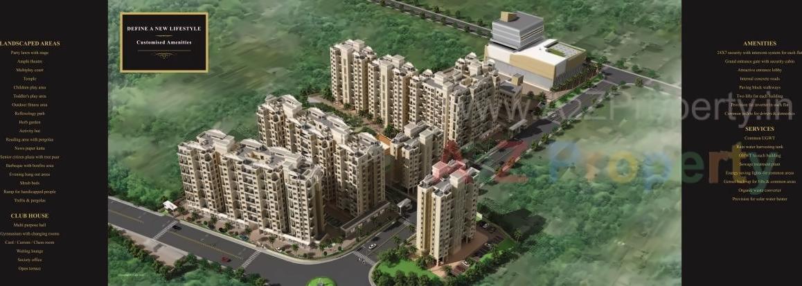 3D Elevation of real estate project Anshulkosmas C located at Dehu-road-cb, Pune, Maharashtra