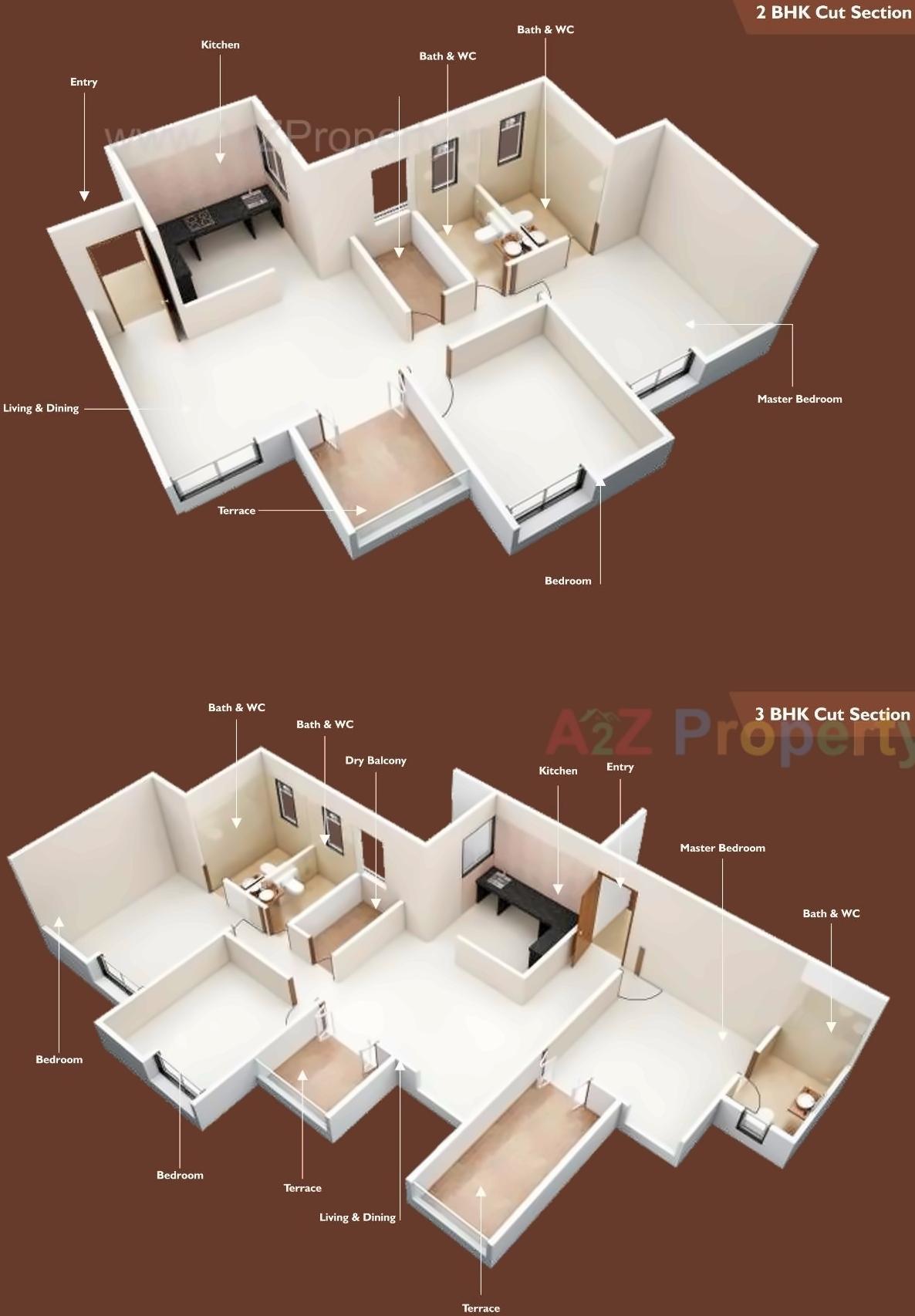 Layout of real estate project Anutham located at Hadapsar, Pune, Maharashtra