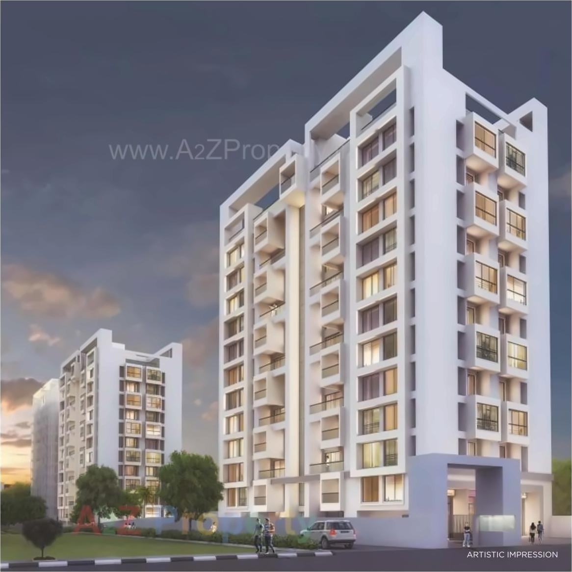 3D Elevation of real estate project Apostrophe Next located at Wakad, Pune, Maharashtra