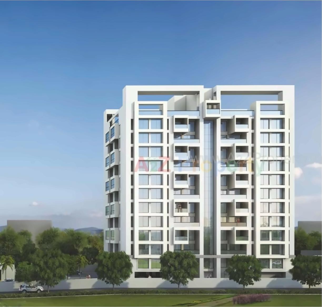 3D Elevation of real estate project Apostrophe Next located at Wakad, Pune, Maharashtra
