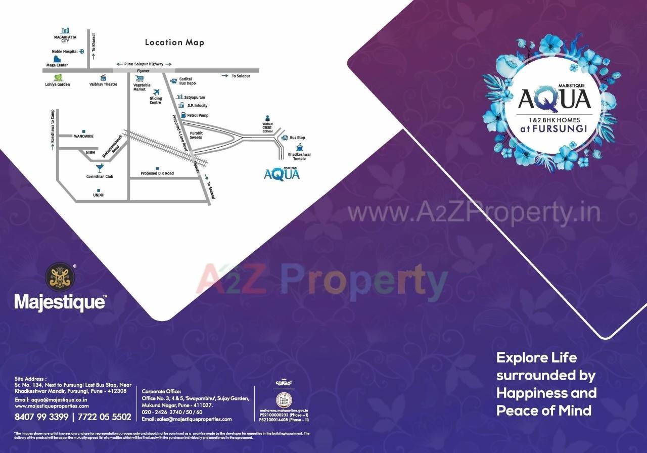  of real estate project Aqua located at Fursungi, Pune, Maharashtra