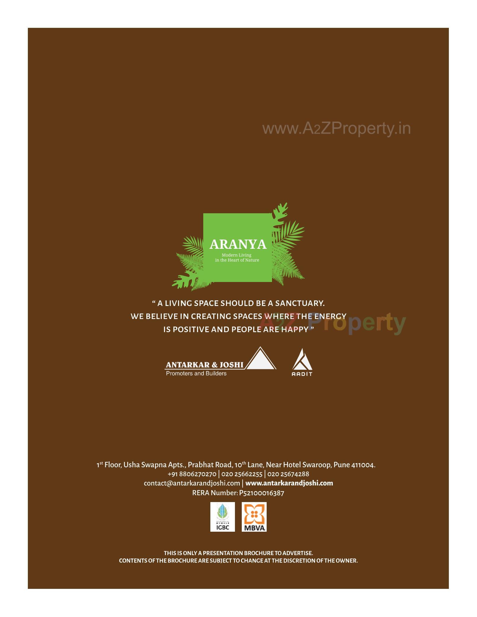  of real estate project Aranya located at Pune-m-corp, Pune, Maharashtra