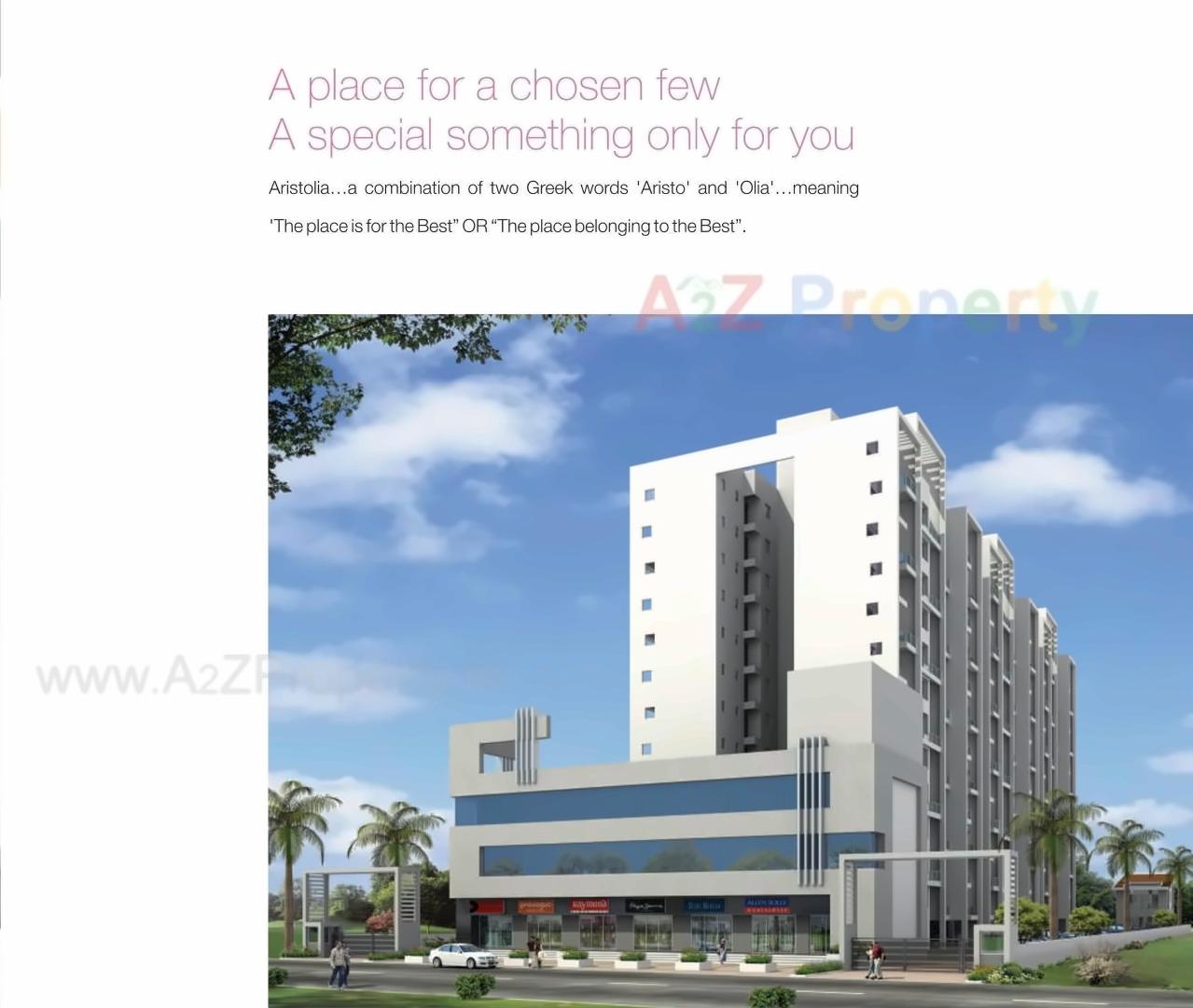 3D Elevation of real estate project Aristolia located at Hadapsar, Pune, Maharashtra
