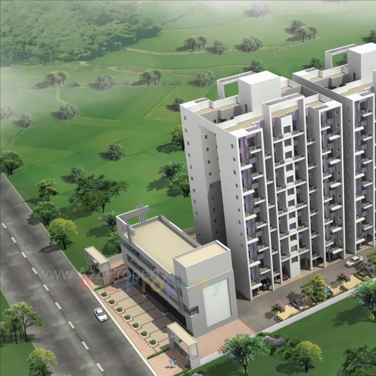 3D Elevation of real estate project Aristolia located at Hadapsar, Pune, Maharashtra