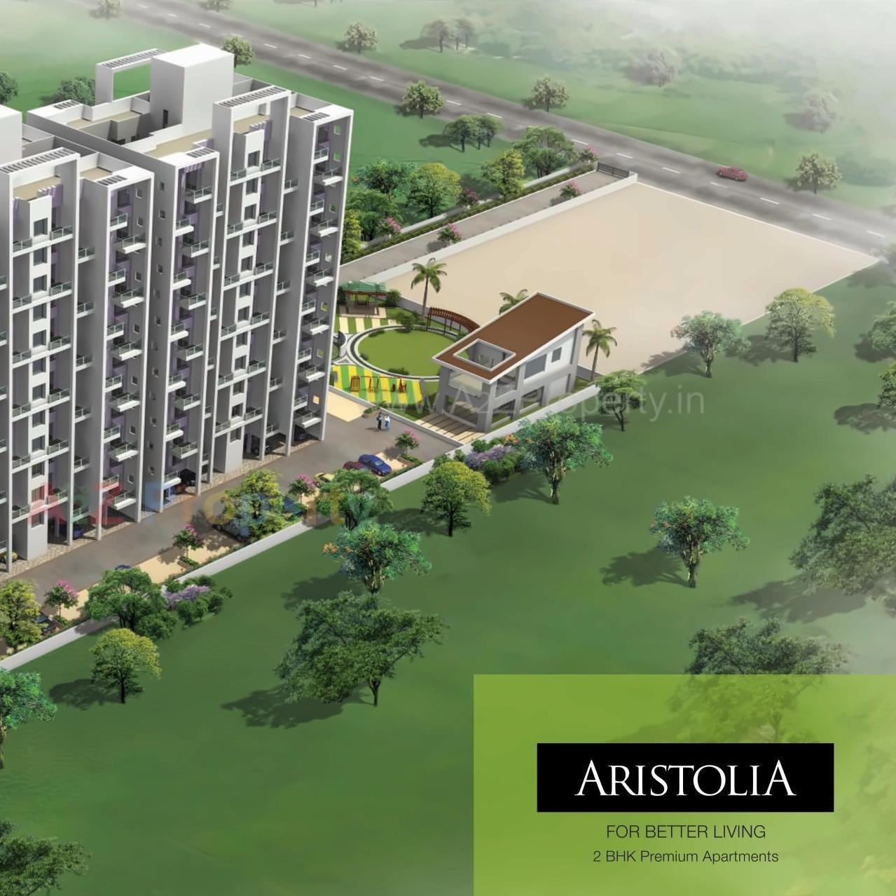 3D Elevation of real estate project Aristolia located at Hadapsar, Pune, Maharashtra